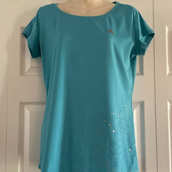 Adidas CLIMALITE Active Teal T-Shirt - Picture 1 of 6